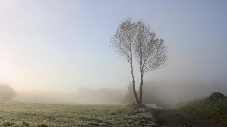 Hladno jesensko jutro