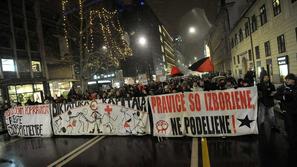 Slovenija 07.12.12, protesti v ljubljani, ljubljana, foto: anze petkovsek 