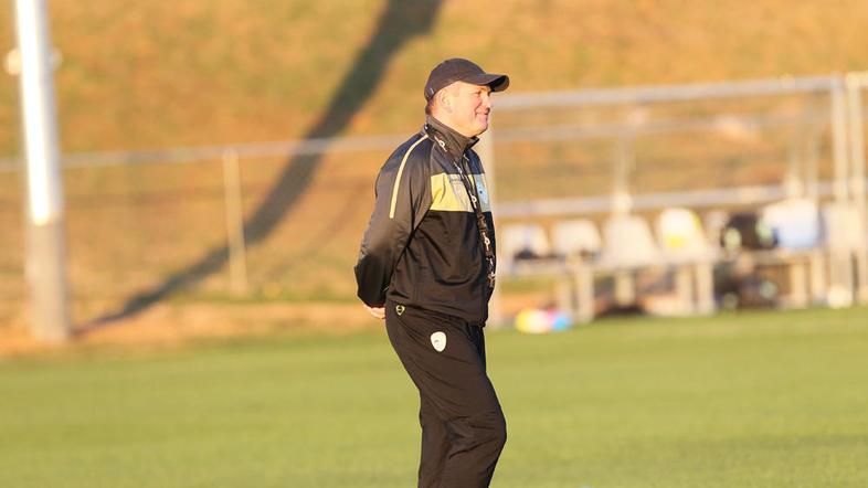 Selektor Matjaž Kek ima po prvih treningih zelo dober občutek. (Foto: MC/NZS.SI)