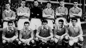 Ekipa Manchester Uniteda, Billy Foulkes je zgoraj, drugi z leve