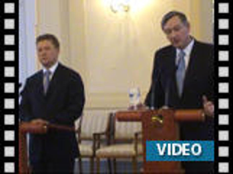Premier Borut Pahor na srečanju s predsednikom upravnega odbora ruske plinske dr