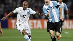 Messi Arevalo Argentina Urugvaj kvalifikacije SP 2014 Mendoza