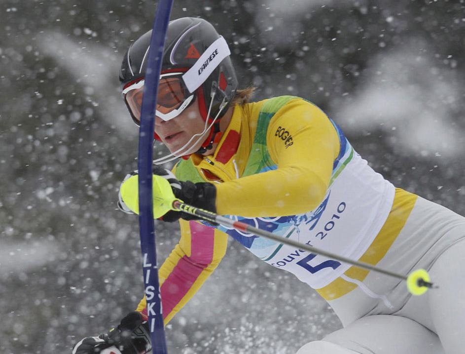olimpijske igre Vancouver 2010 slalom prva vožnja Maria Riesch