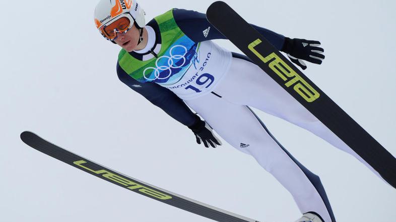 Peter Prevc je dobro formo z male skakalnice zadržal na veliki. (Foto: Reuters)