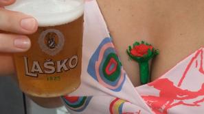 Pivo in cvetje