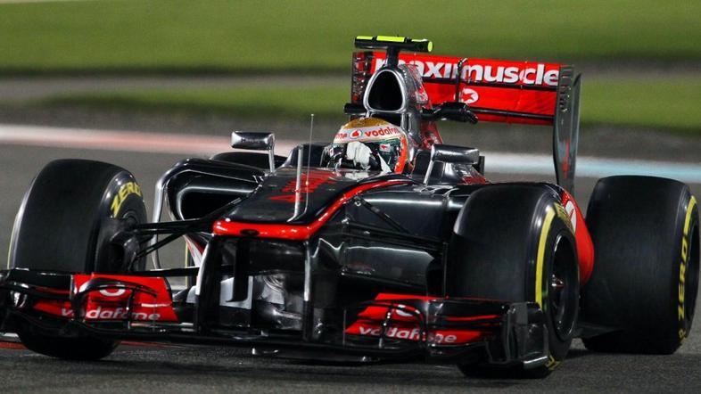 Hamilton Abu Dabi Dhabi trening formula 1