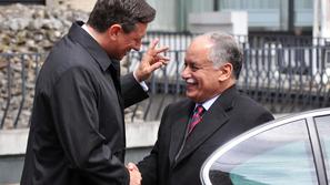 Pahor se je maja tako razveselil obiska premierja Libije Bagdadija al Mahmuda, d