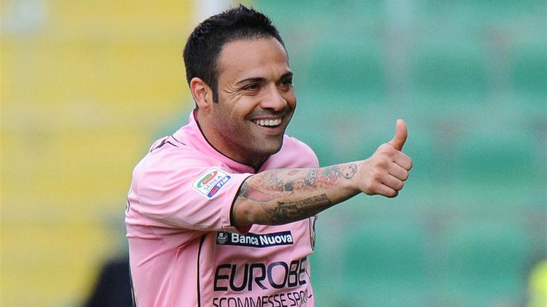 Fabrizio Miccoli gol zadetek veselje proslavljanje slavje proslava