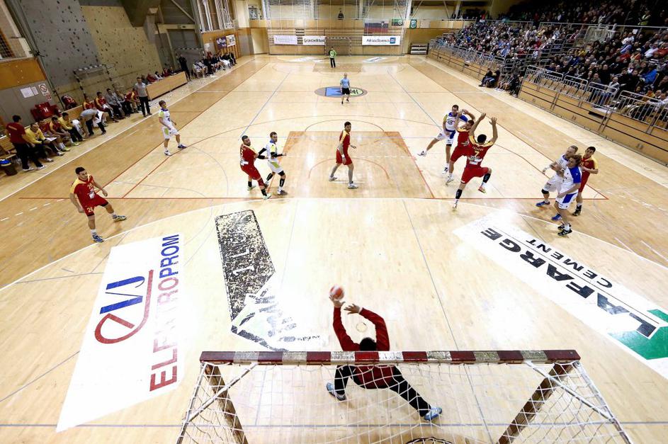 Slovenija Makedonija rokomet prijateljska tekma dvorana Polaj Trbovlje