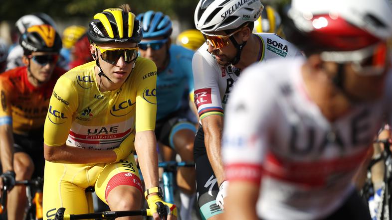 Tadej Pogačar in Peter Sagan