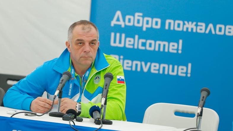 Matjaž Kopitar slovenska hokejska reprezentanca Soči 2014 risi novinarska konfer