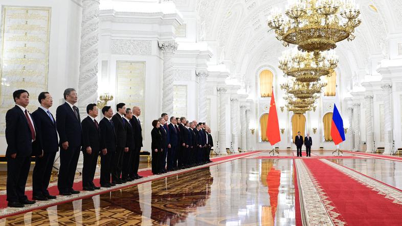 Xi Jinping in Vladimir Putin