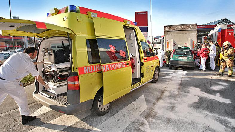 prometna nesreča celovška Ljubljana