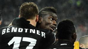 Pogba Bendtner Asamoah Juventus Bologna Serie A italijanska liga prvenstvo