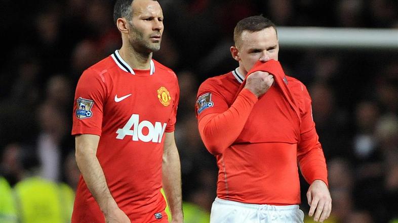 Giggs Rooney Manchester City Manchester United derbi Premier League Anglija liga
