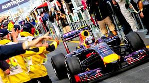 Ricciardo VN Avstralije Melbourne boksi drugo mesto formula 1