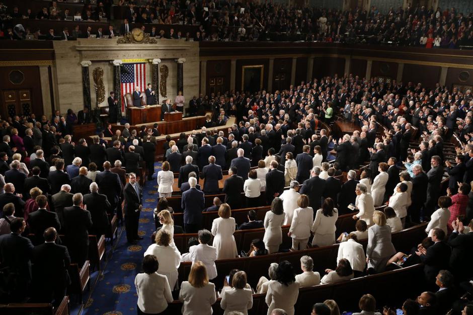 Donald Trump, govor pred kongresom | Avtor: EPA