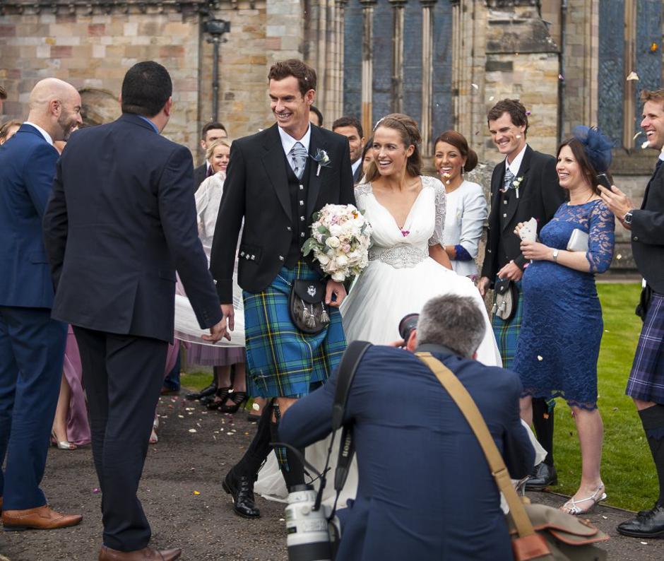 Andy Murray, Kim Sears | Avtor: EPA