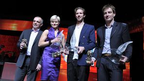 Športnik leta 2012 Matjaž Kopitar Urška Žolnir podelitev nagrada Čop Špik