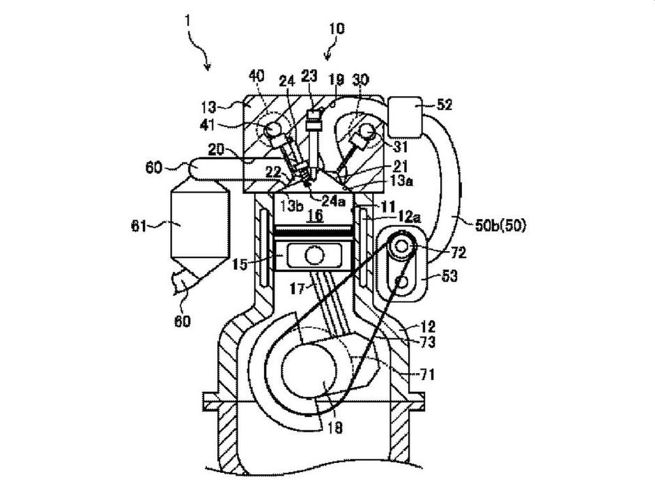 Mazda dvotaktni motor | Avtor: United States Patent Application Publication