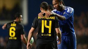 Mascherano Drogba Chelsea Barcelona Liga prvakov polfinale prva tekma Stamford B