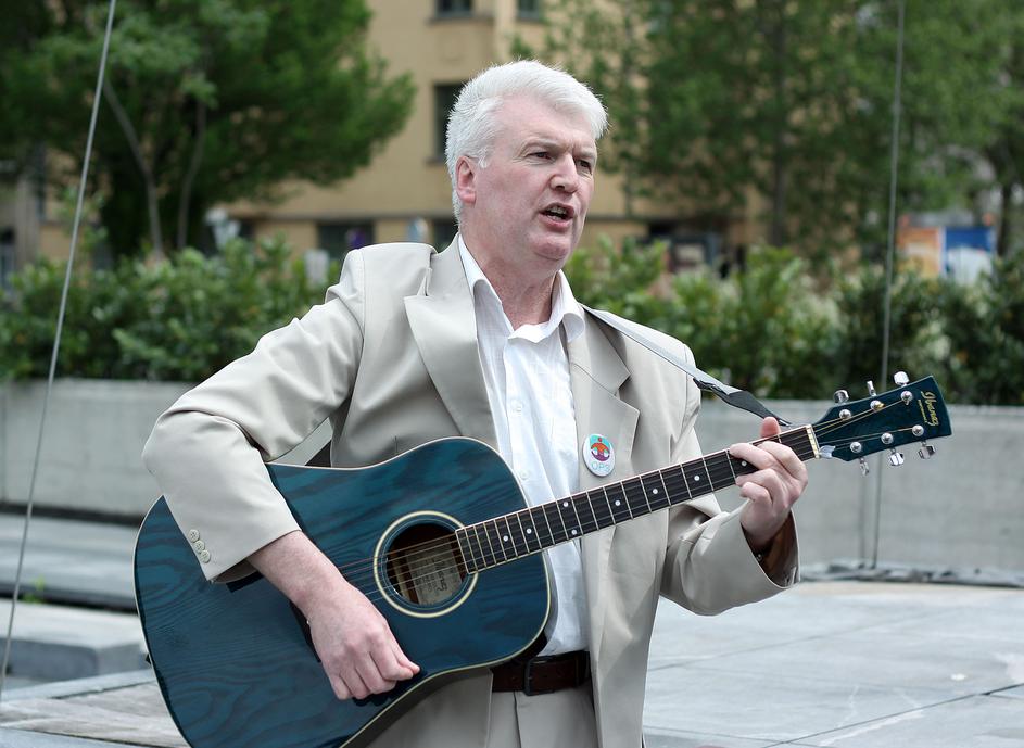 Protestni shod Gibanja Osveščeni prebivalci Slovenije (Ladislav Troha)