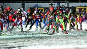 SP svetovno prvenstvo Mali biatlon mešane štafete Nove Mesto Vitkova