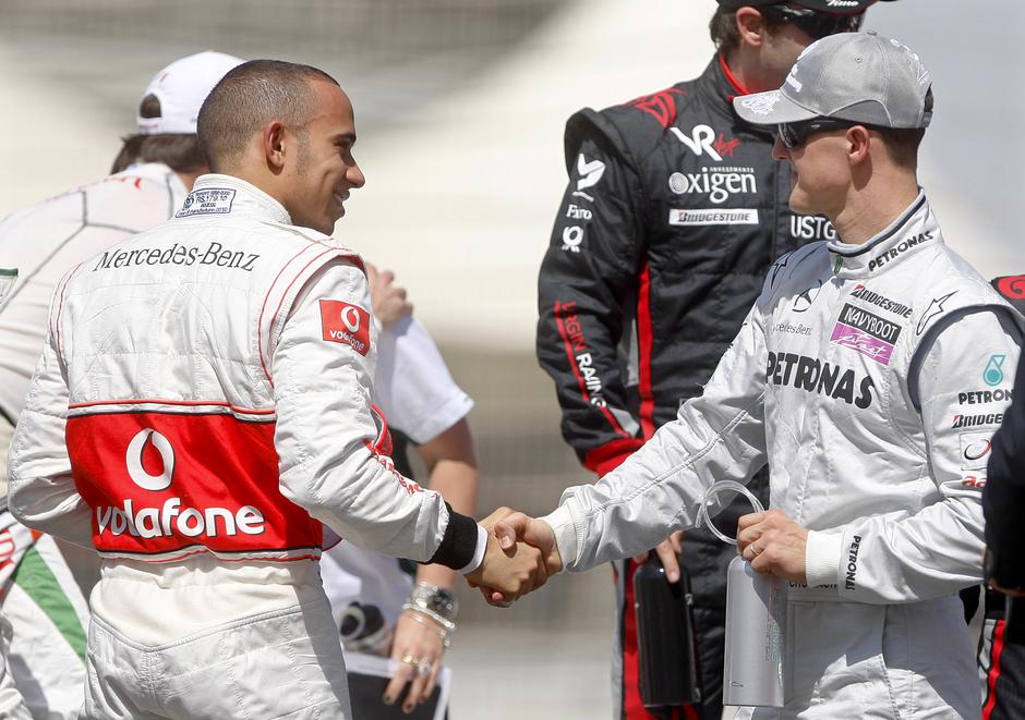 lewis hamilton michael schumacher | Avtor: Epa