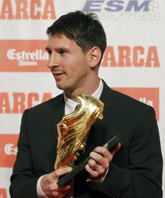 Messi Marca zlata kopačka čevelj podelitev nagrada