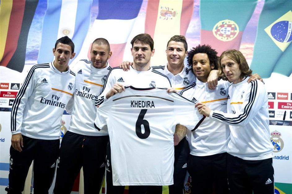 Ronaldo Marcelo Di Maria Benzema Modrić Casillas Real Madrid