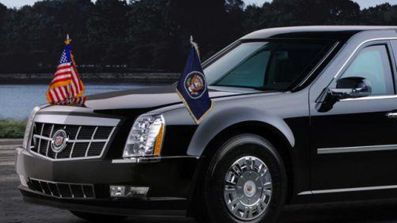 Ljubkovalno ime predsedniške limuzine je "zverina". (Foto: Cadillac)