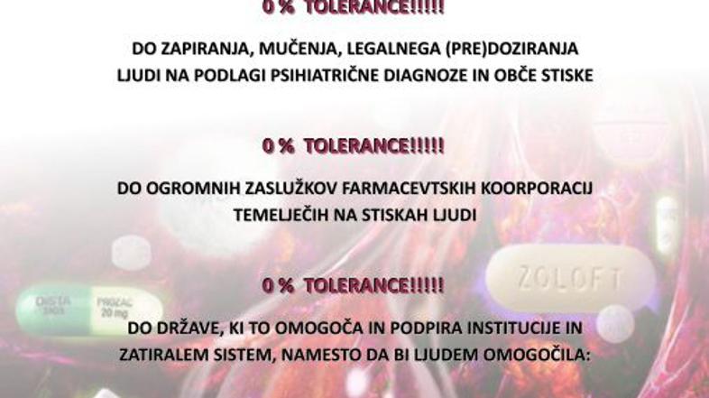 Zasedimo psihiatrijo!