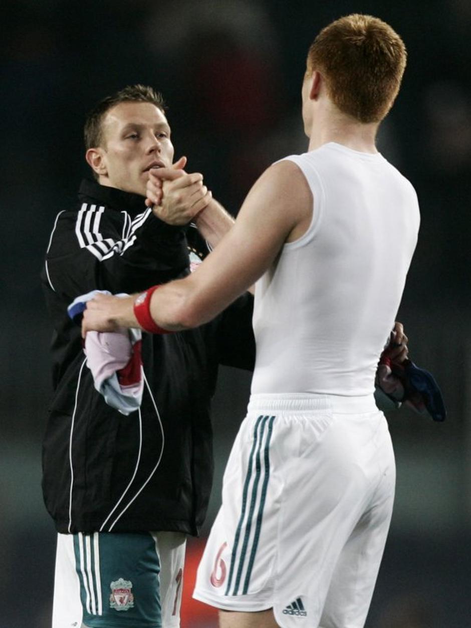 Craig Bellamy John Arne Riise Liverpool Barcelona | Avtor: Reuters