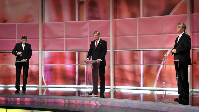 Danilo Türk, Borut Pahor, Milan Zver