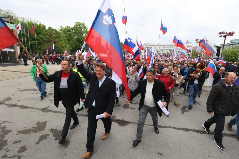 protest upokojencev | Avtor: Saša Despot