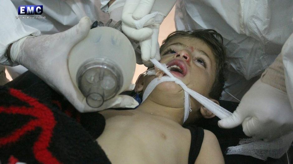 Napad s kemijskim orožjem, Sirija | Avtor: EPA