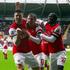 Giroud Monreal Gervinho Swansea City Arsenal Premier League Anglija liga prvenst