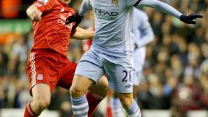 Kuyt Silva Liverpool Manchester City Premier League