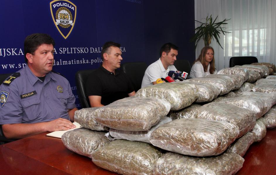 Zaseg marihuane na Hrvaškem