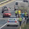 Prometna nesreča na gorenjski avtocesti.