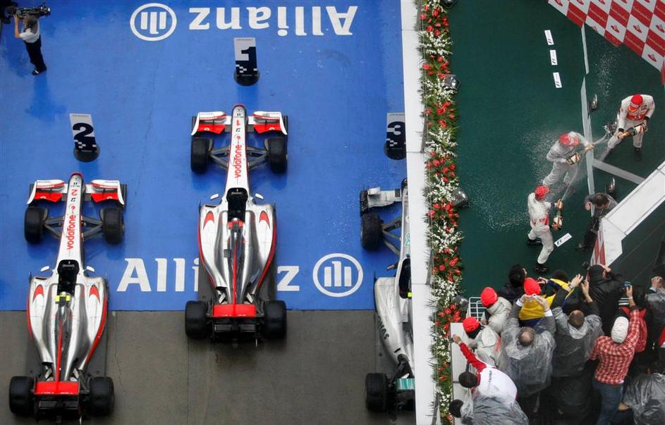 VN Kitajske dirka Šanghaj 2010 zmaga Jenson Button McLaren