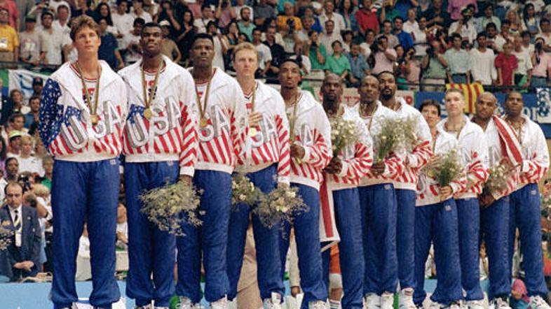 Veličastna dvanajsterica, ki je ZDA zastopala na OI leta 1992 v Barceloni, bolj 