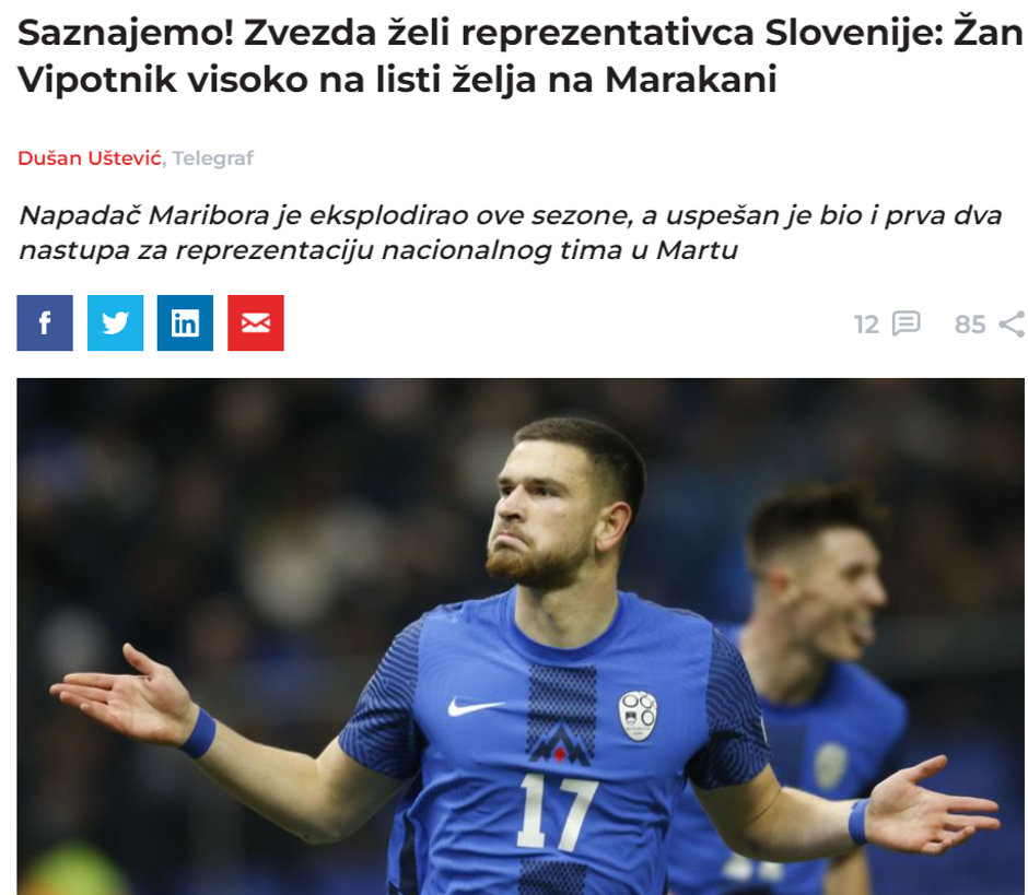 Žan Vipotnik | Avtor: Telegraf.rs