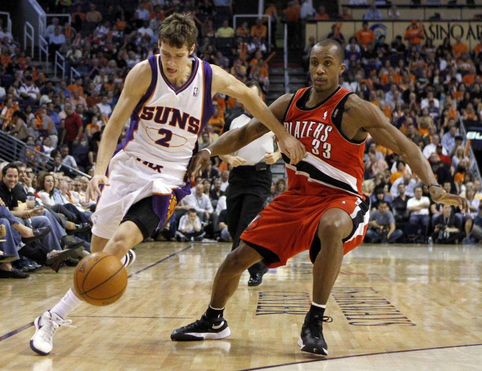 Goran Dragić je imel pri phoenixu z 10 točkami enak strelski izkupiček kot Steve