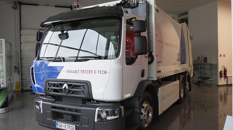 Renault trucks D wide 19T električni tovornjak