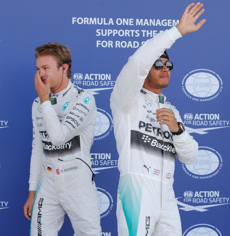 lewis hamilton silverstone rosberg | Avtor: EPA