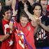 Simeone Falcao Arda Turan Atletico Madrid Evropska liga pokal trofeja naslov pro