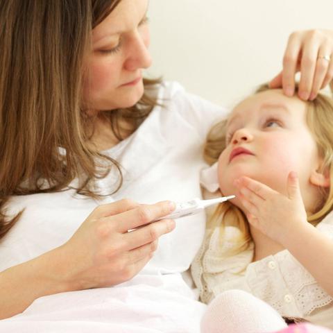 otrok bolezen vročina