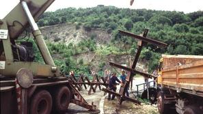 vojna za Slovenijo, tanki, BLOKADA PRI DRAGONJI