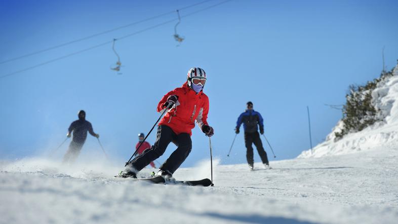 Vogel smučanje smučarji smučišče